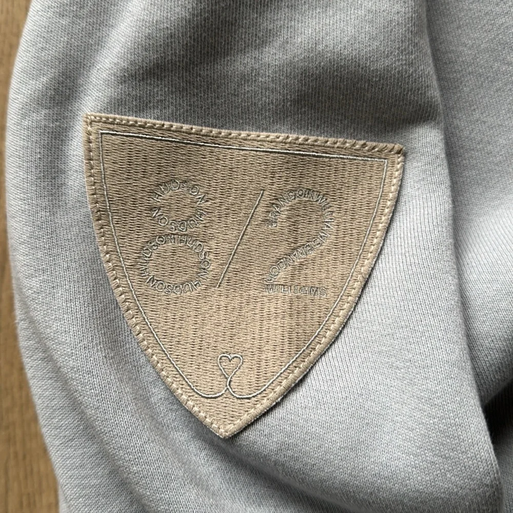 Hudson x Brandon Williams Light Gray Button-Up Cardigan Sweater Men’s Large